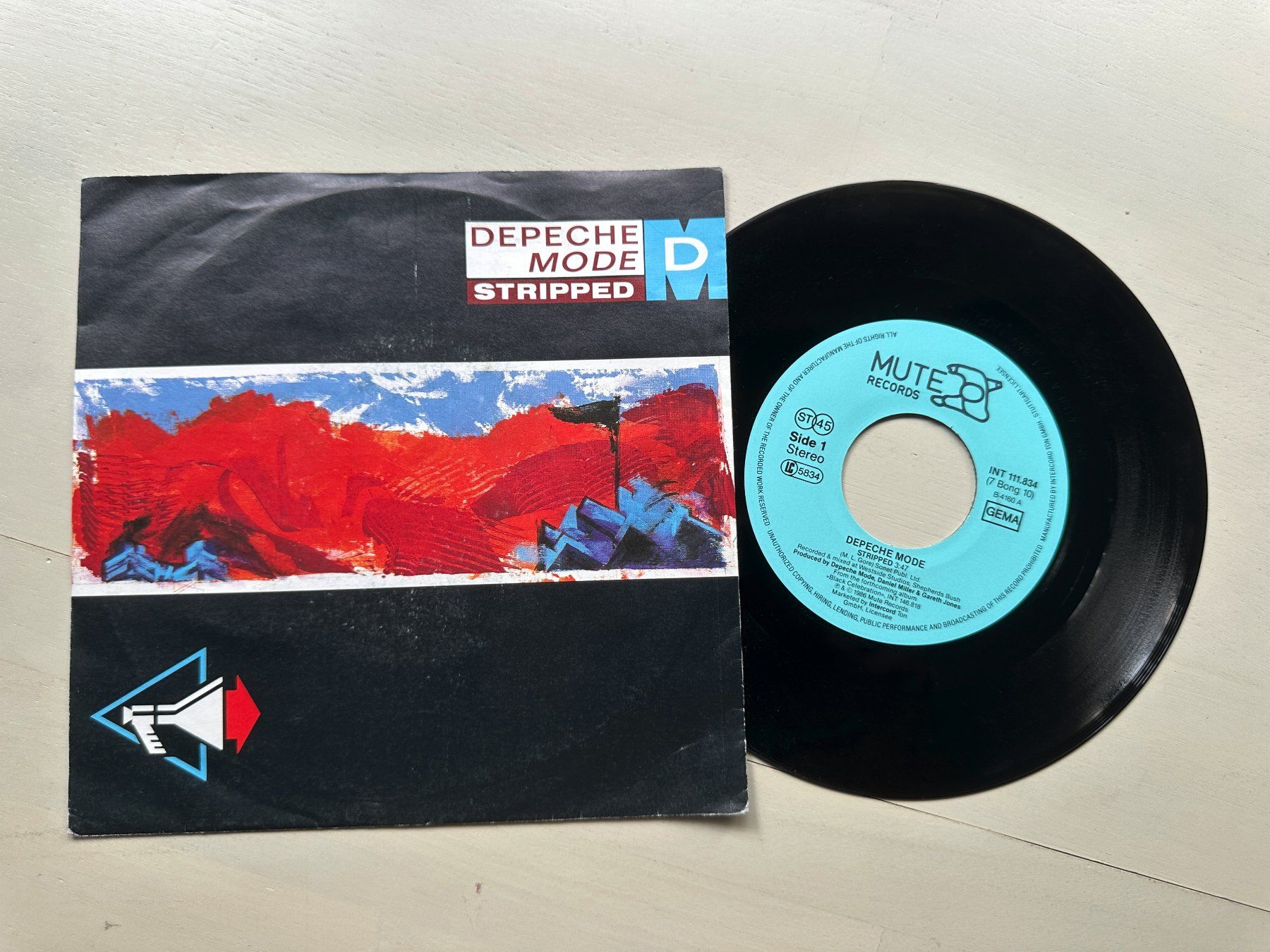 Vinyles: DEPECHE MODE tolle Single Stripped 80's Kult Synth – D'occasion à Basel par Partridge