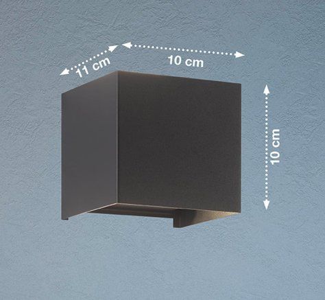 Lampade: Fischer & Honsel Function Wandleuchte, LED schwarz matt – Nuovo e nell'imballaggio originale da Zumikon venduto da Ssi01 2