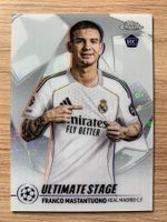 Soccer Franco Mastantuono RC Ultimate Stage Topps Chrome 25