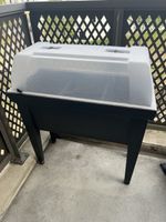 Hochbeet mit Haube 80x40x88 cm gebrauchter Zustand