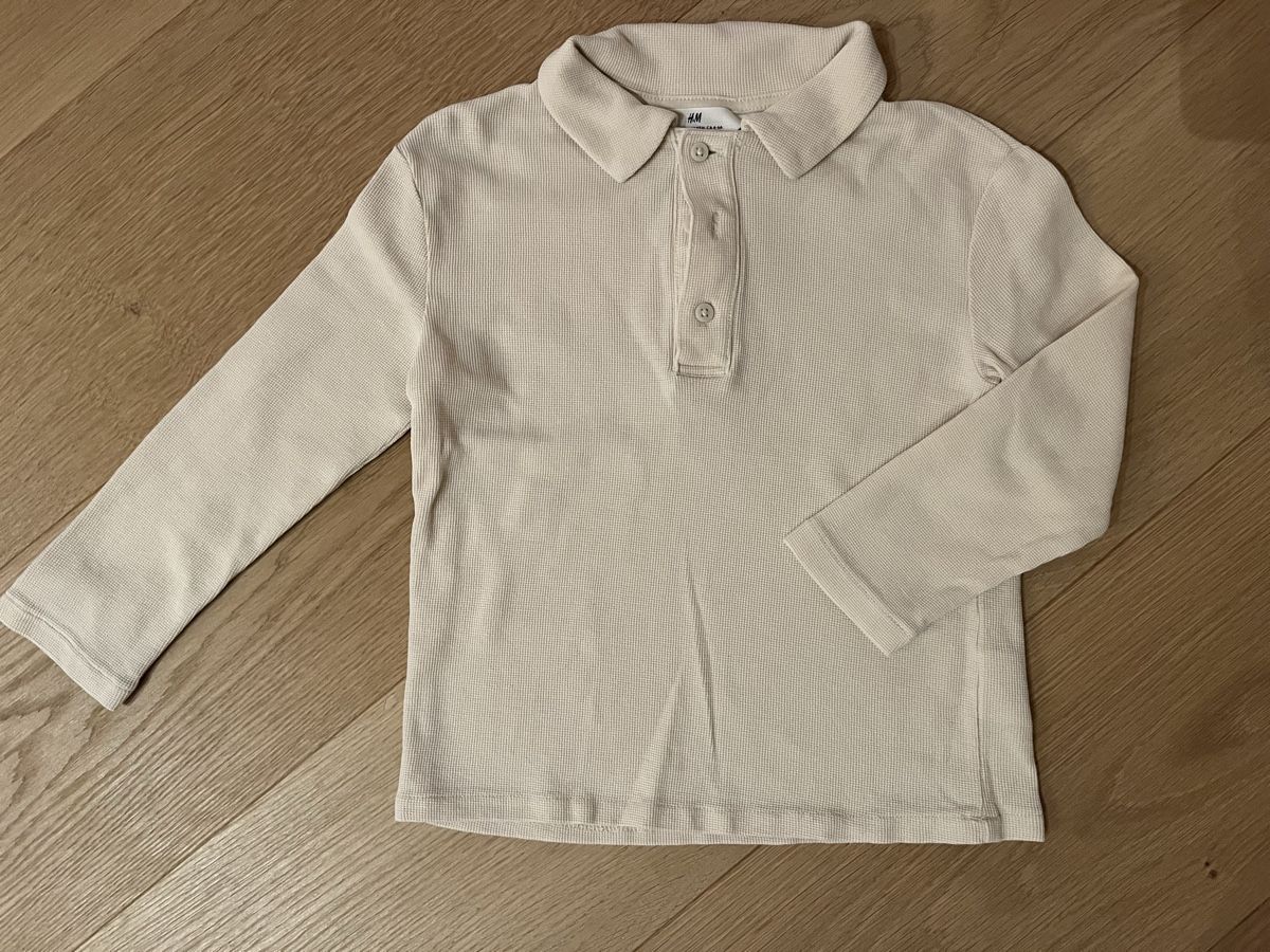 H&M T-Shirts: H&M waffle shirt, size 110/116 – Neu (gemäss Beschreibung) aus Planken von R4gskL7