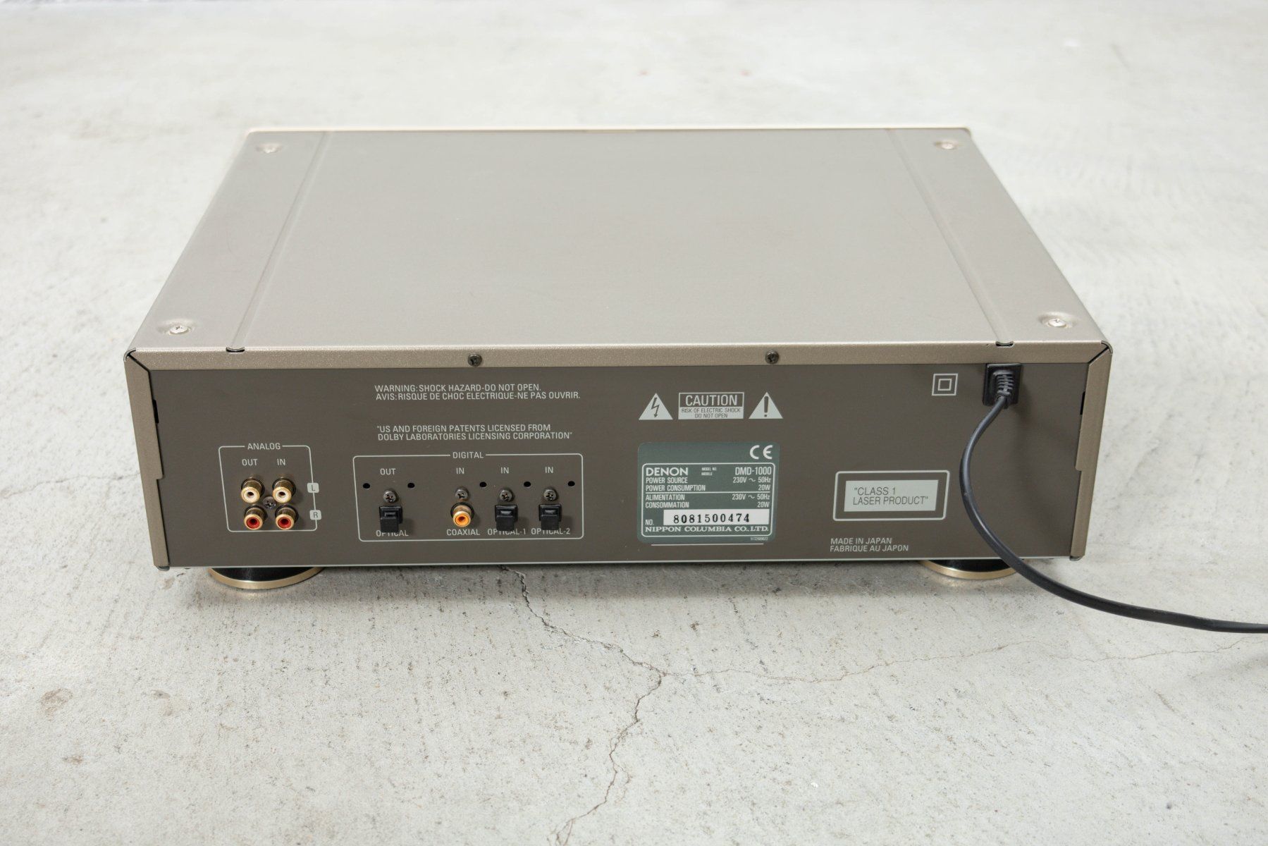 Denon Registratori: Denon DMD-1000 Minidisc Recorder – Usato da Zürich venduto da ZuercherBrockenhaus 5