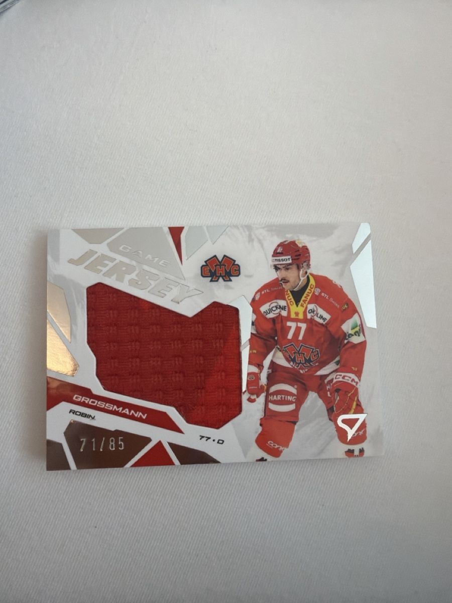 Sportzoo Sammelbilder & Trading cards: Game Jersy von Robin Grossmann National League Card – Neu (gemäss Beschreibung) aus Oberönz von jan_wys9