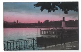 ZÜRICH Alpenquai, Dampfschiff