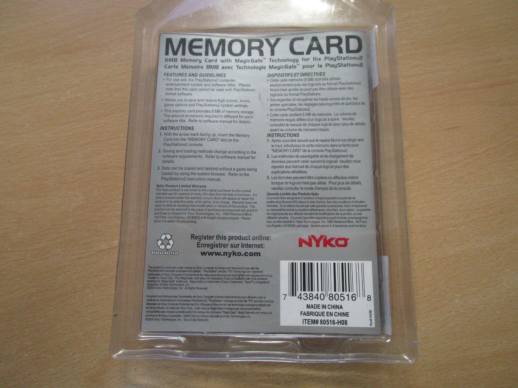 Memory unit & Memory card: Memory Card 8MB MagicGate Playstation 2 - Neuware PS2 – Nuovo e nell'imballaggio originale da Goldau venduto da agestuffer 1