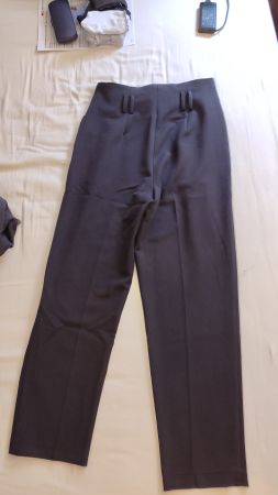 Elegante, schwarze Anzugs-Hose, Gr. 38, neu
