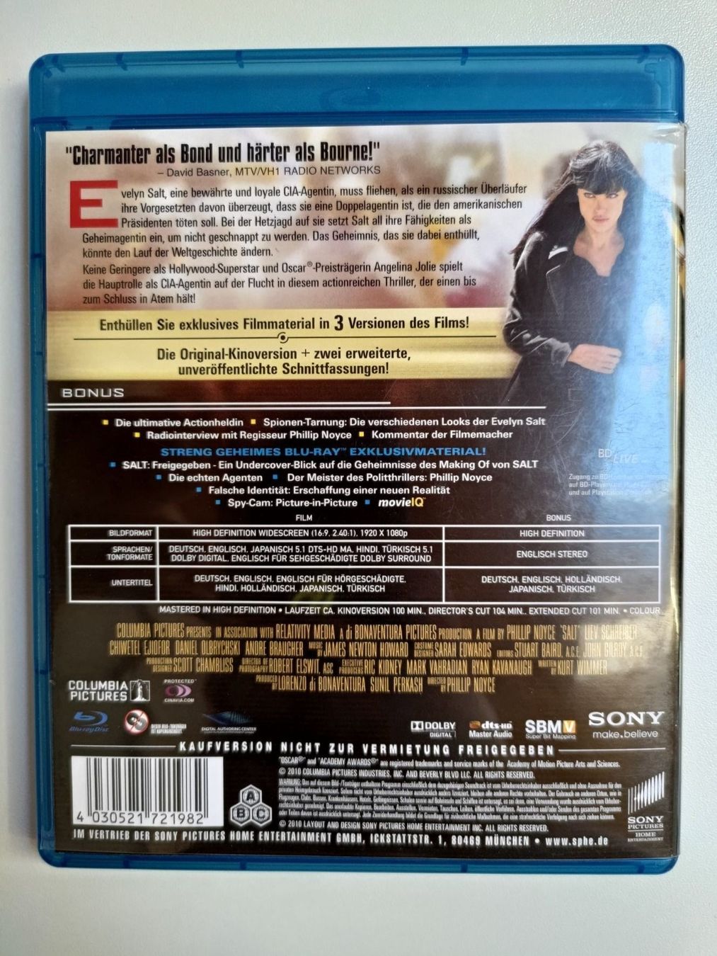 Alle DVDs: SALT – Gebraucht aus Liestal von Kratzilla 2