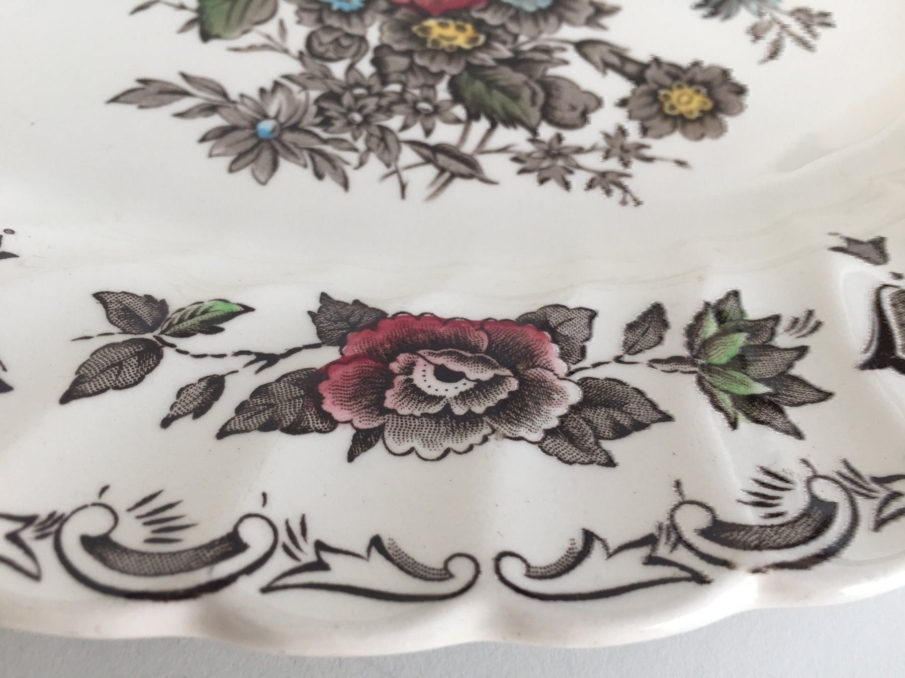 Piatti: Assiette faïence MYOTTS BOUQUET – Usato da Cossonay-ville venduto da Super-Price-Quality 5