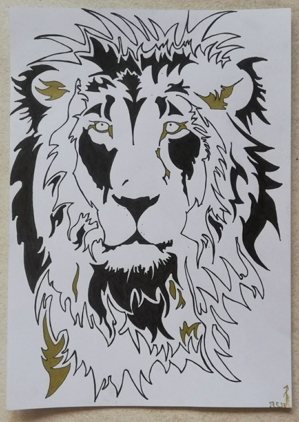Foto & Immagini: Löwe schwarz/gold – Nuovo (secondo la descrizione) da Ossingen venduto da Pattys_Art_Galerie