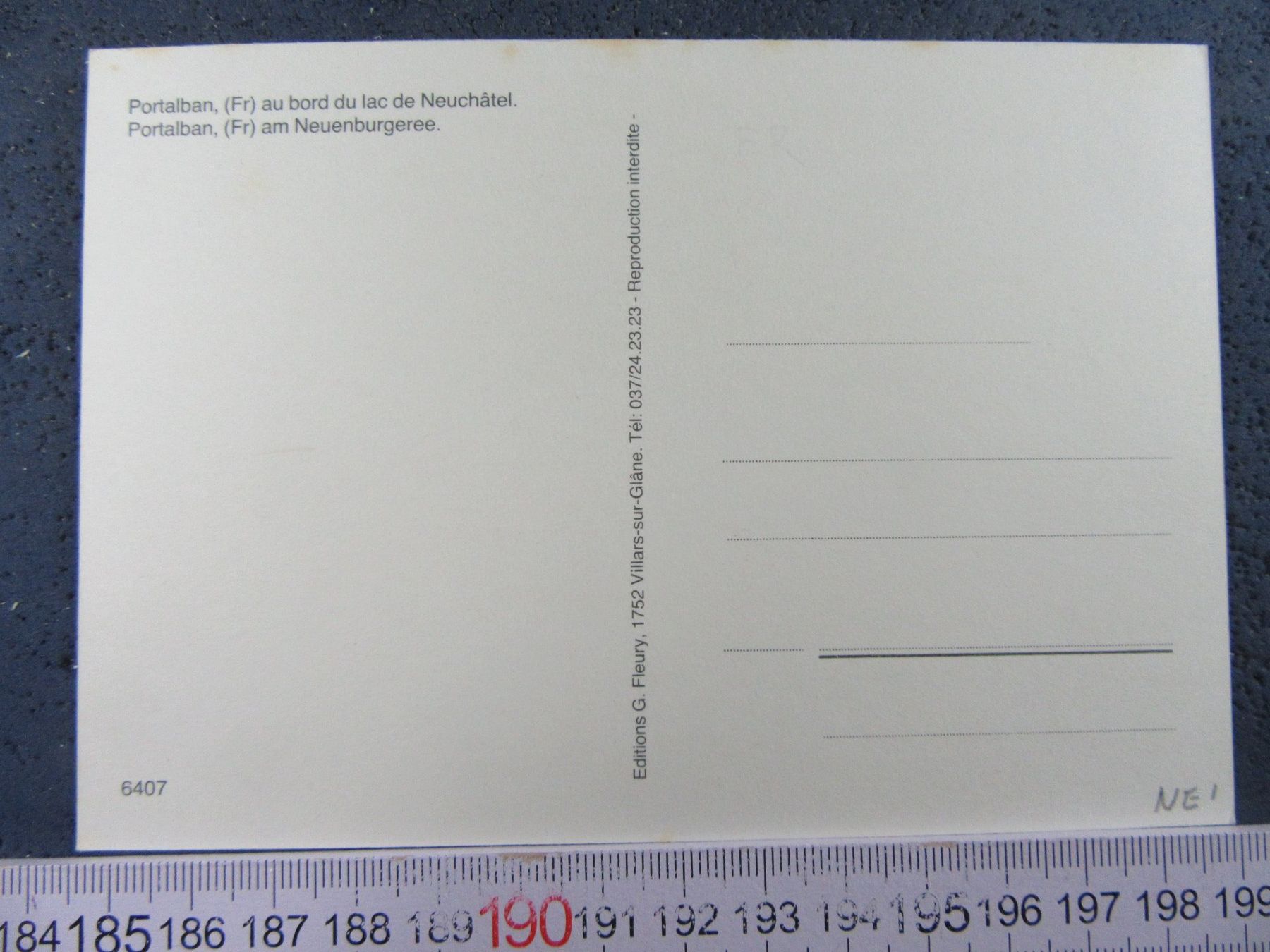 Cartoline postali: PORTALBON FR AK – Usato da Ettingen venduto da Hausi4711 1