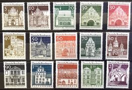 1966 - BRD Deutsche Baufwerke aus XII Jahrhunderten Serie**