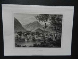 Interlaken Stahlstich