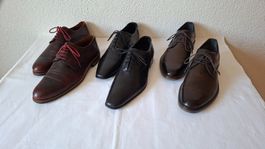 3 x Top Herrenschuhe NAVYBOOT, DANIEL HECHTER, FRETZ,  42/43
