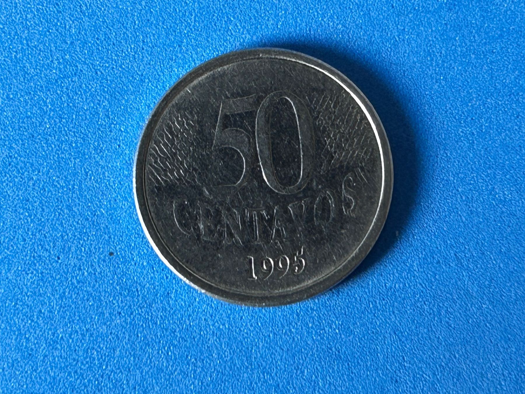 Tutti le monete: Brazil - 50 Centavos 1995 – Usato da Corcelles NE venduto da AJKader 3