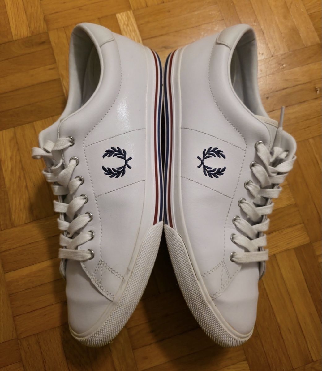 Fred Perry Scarpe da uomo: Fred Perry Schuhe Weiss Grösse 46 – Nuovo (secondo la descrizione) da Horgen venduto da Niko_V