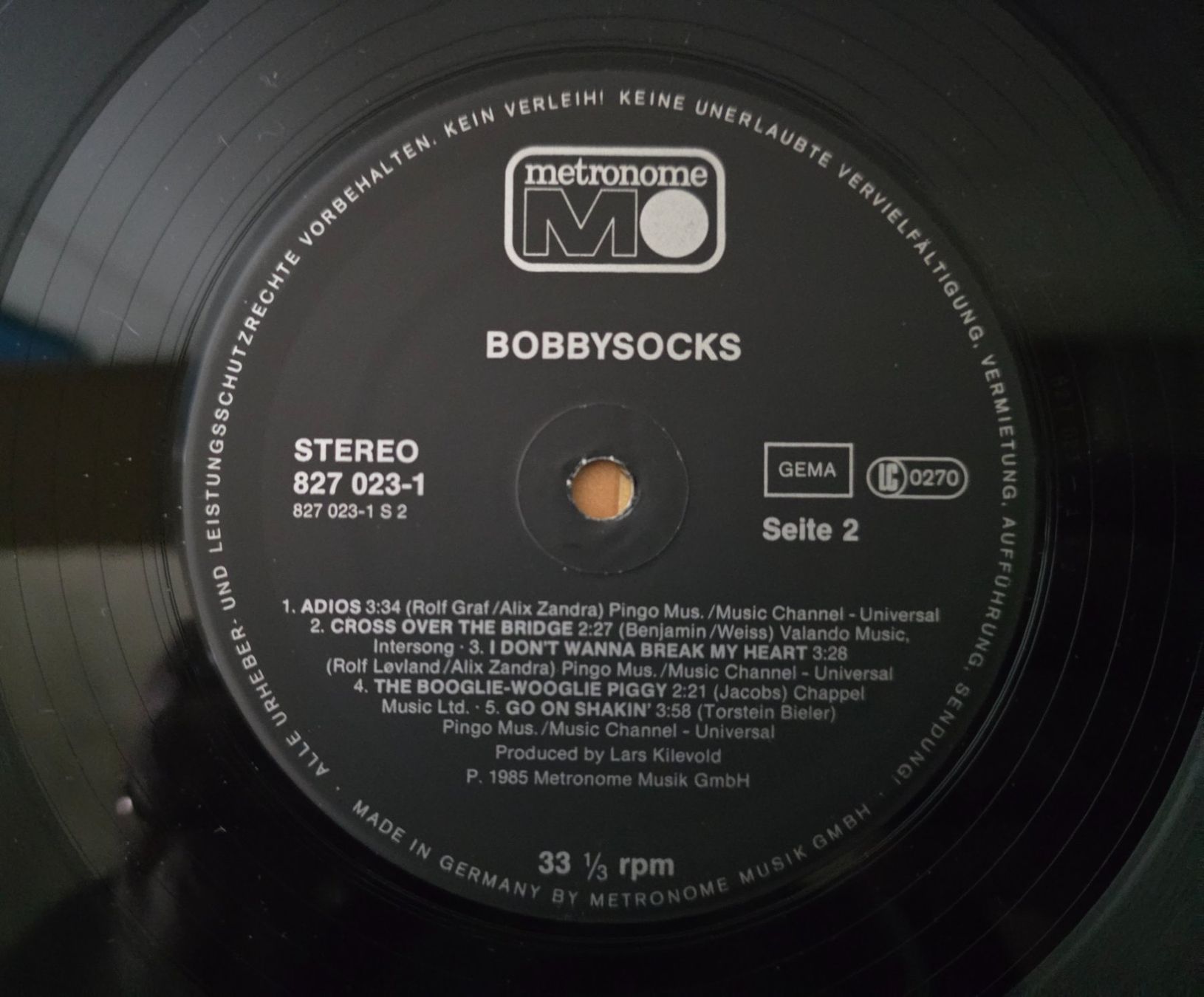 Dischi in vinile: Bobbysocks LP – Bobbysocks – Usato da Root venduto da atelier22 2