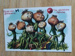 Litho PK / Gruss vom Bölleland - Eine glückliche Familie 