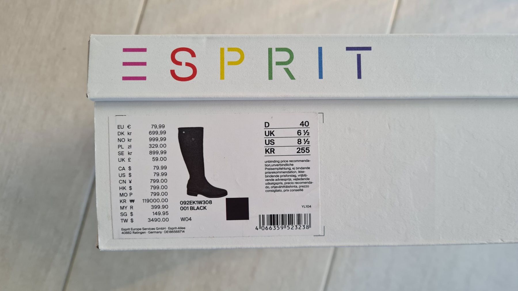 Esprit Damenschuhe: Esprit Stiefel, schwarz – Gebraucht aus Würenlos von _arcangel 5