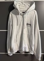 Zip-Hoodie Jacke | Stüssy London grau