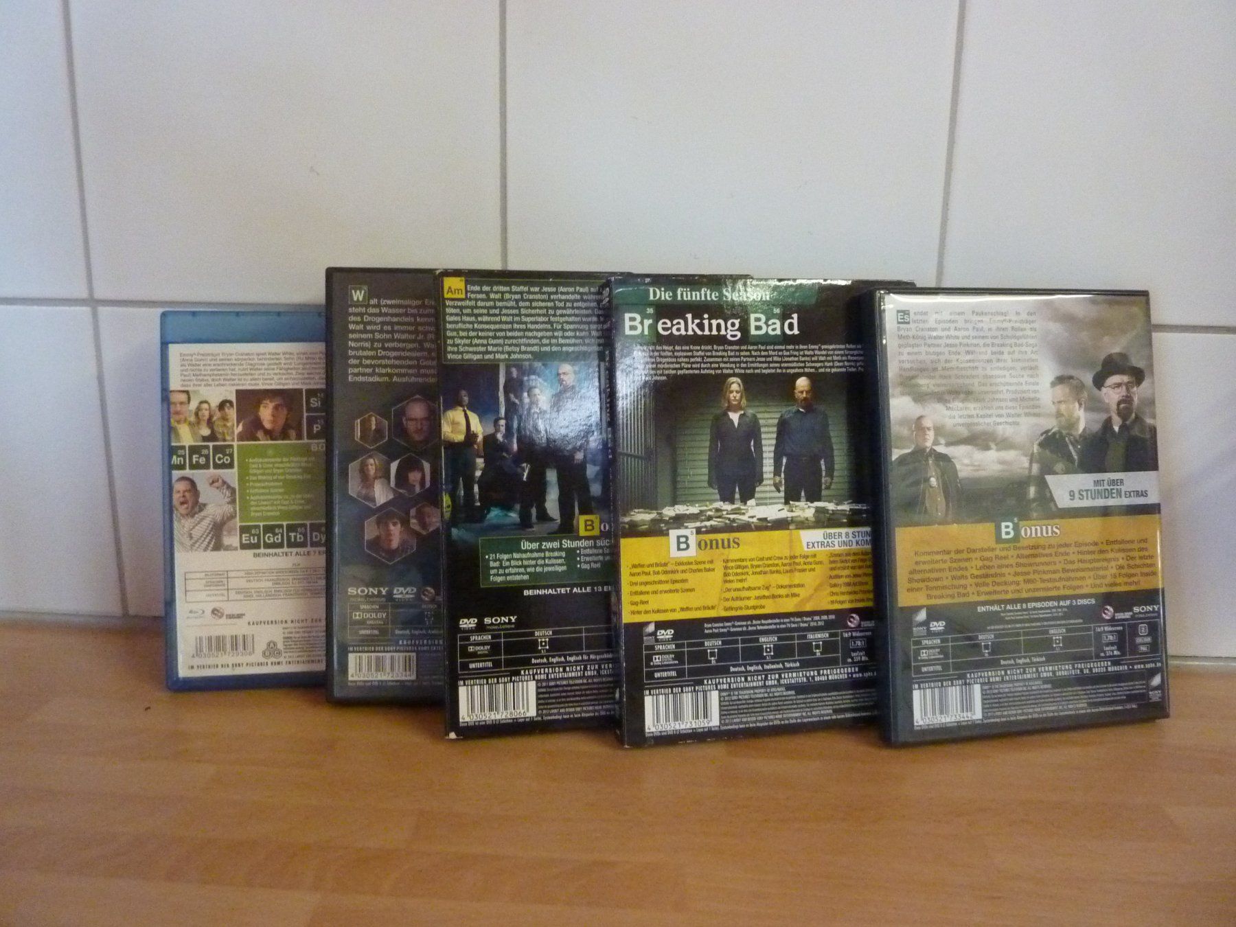 Alle DVDs: Breaking Bad Staffel 1,2,4.5,6 – Gebraucht aus Niederscherli von Zahnd1 1