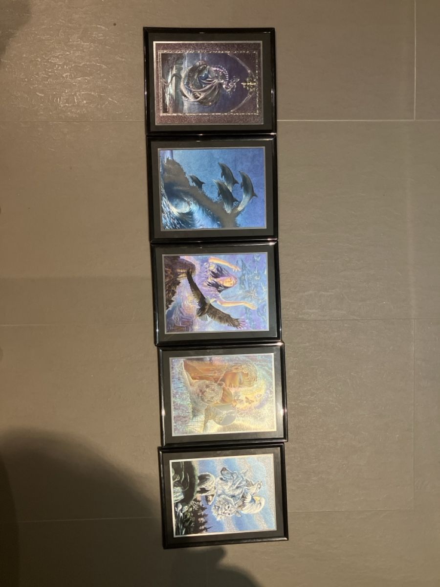 Sammelbilder & Trading cards: 4 Bilder Elemente von john Meikle und Peter Pracowinik – Gebraucht aus Dittingen von Forfour1