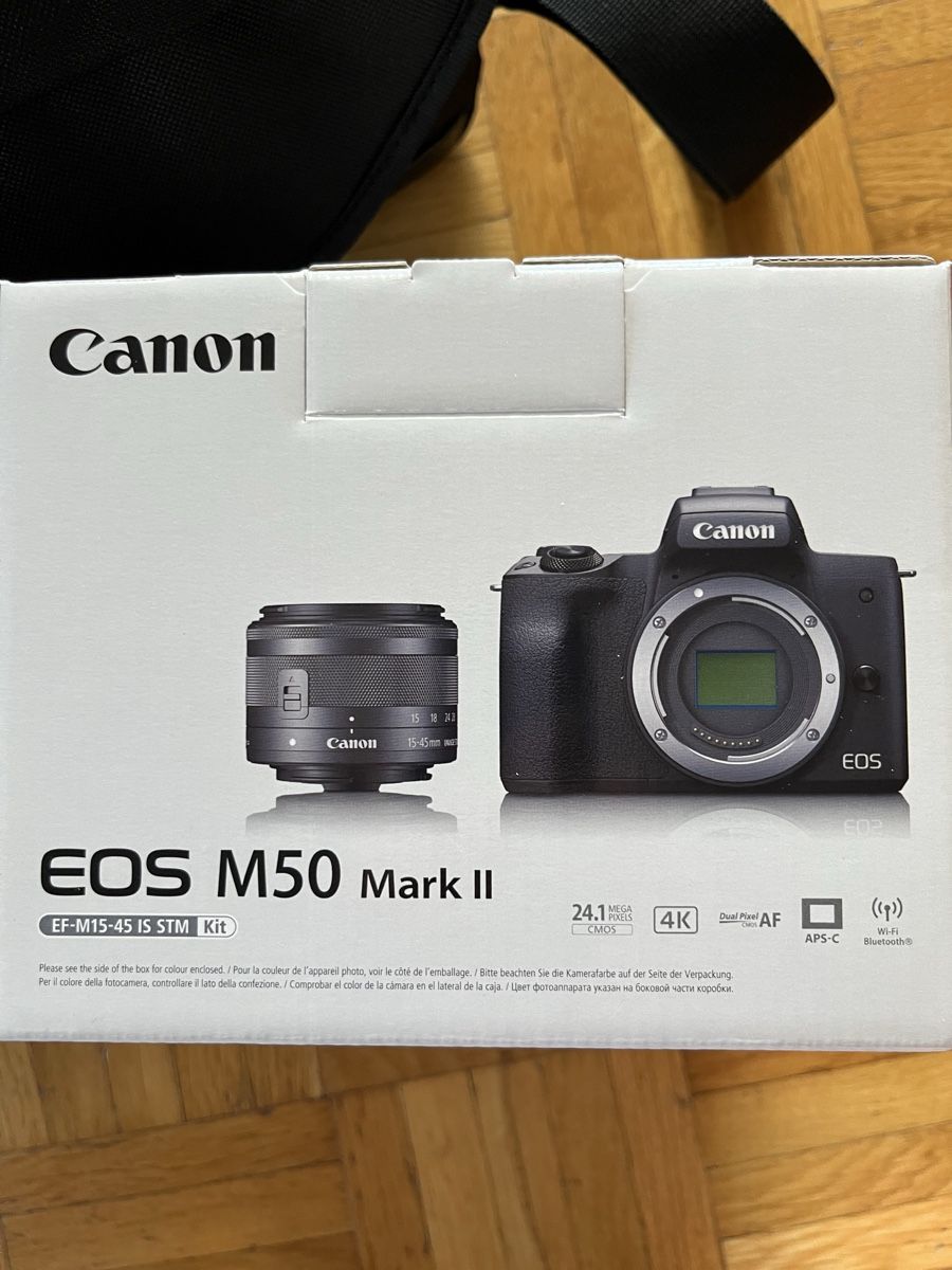 Canon Fotocamera: Canon EOS M50 Mark II Kit EF-M15-45mm  – Nuovo (secondo la descrizione) da Erlinsbach SO venduto da LauriHa 1