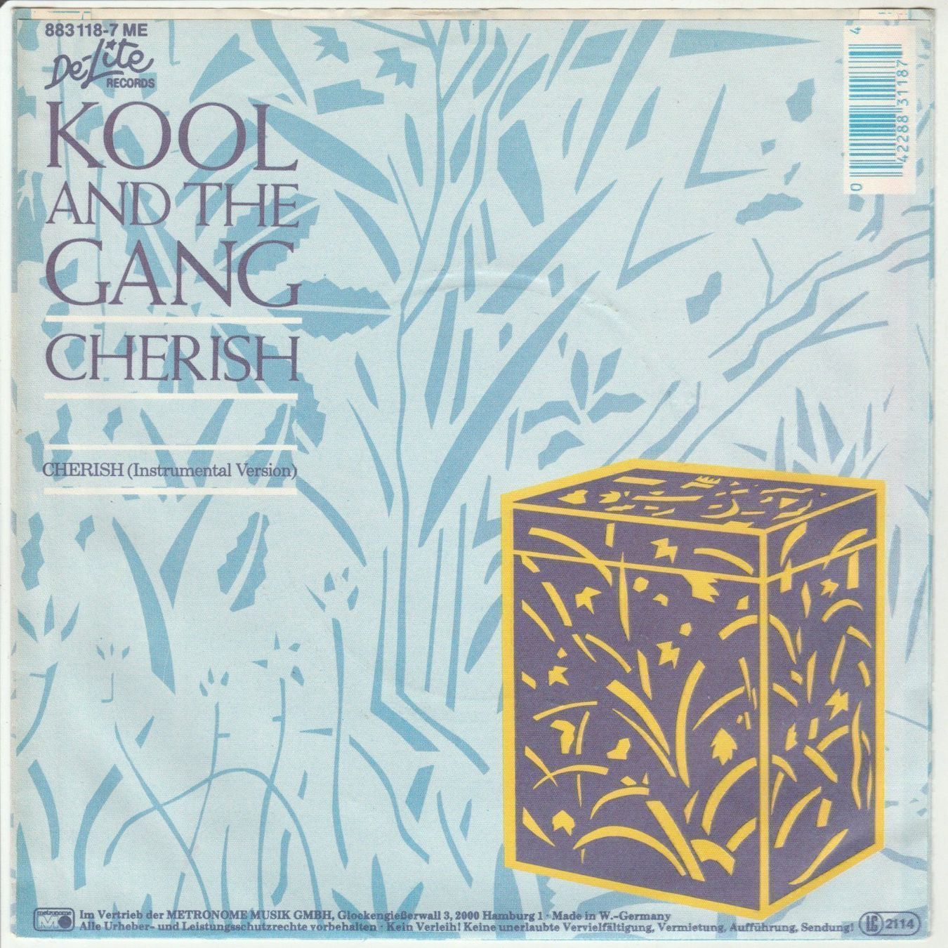Schallplatten: Kool & The Gang - Cherish 7" Vinyl 1985 – Gebraucht aus Tübach von JamesStone 1