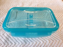 Rosenstein & Söhne Glas - Frischhaltebox mit Besteck Fach