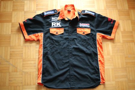 Honda Michelin HRC NGK RedBull Red Bull Hemd Töff Motorrad