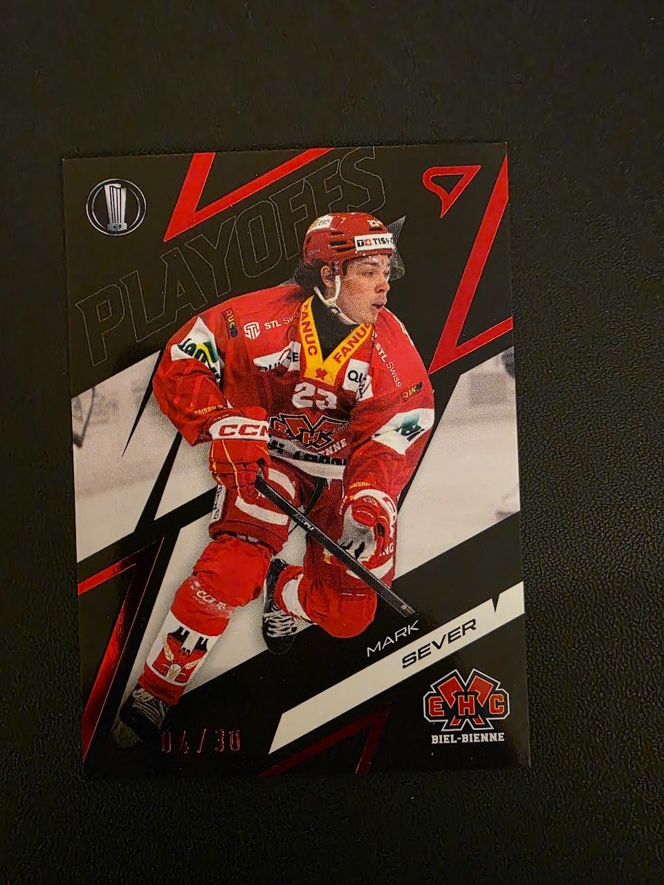 Sportzoo Sammelbilder & Trading cards: 2025/26 EHC Biel Mark Sever Playoffs /30 – Gebraucht aus Bauma von Yotanke