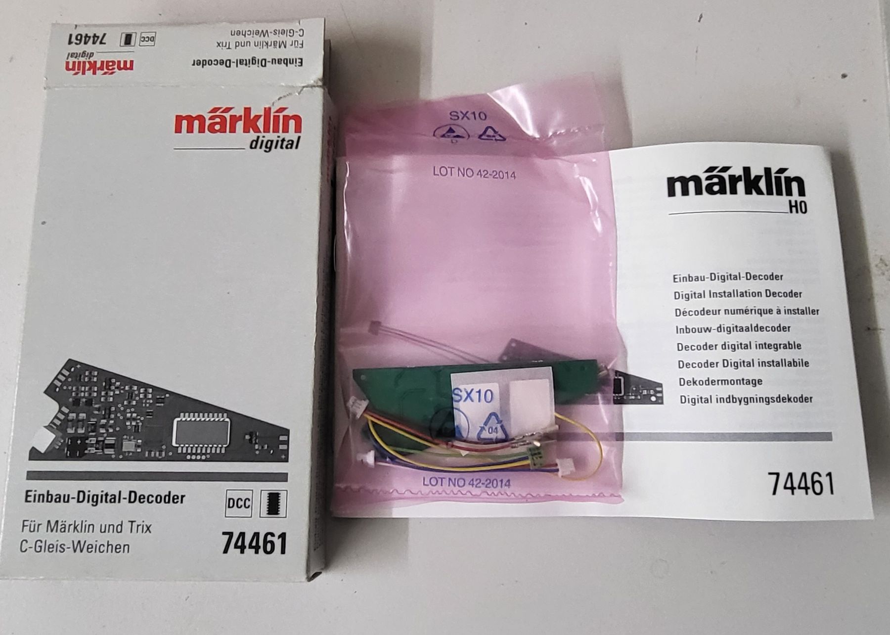 Märklin Trains électriques: Màrklin 74461 Digital Decoder Weichen – Neuf avec emballage d'origine à Malters par minitrix79