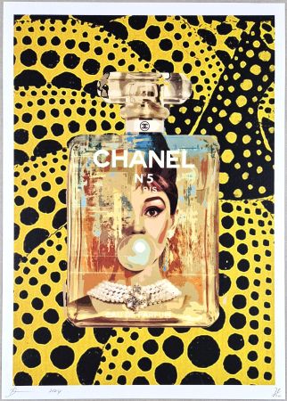 Death NYC Pop Art Druck " Kusama Pumpkin Hepburn Chanel No.5