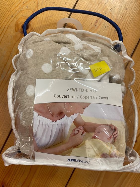 ZEWI Decke, 70 x 140 cm, beige gepunktet Kaufen auf Ricardo