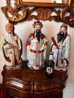 3 Grosse Figuren Porcellan Chinese Gods/Fortune - Vintage