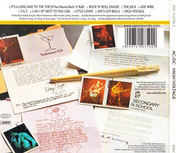 CD: AC/DC – High Voltage - Digipack - a – Usato da Brittnau venduto da Zibu 1