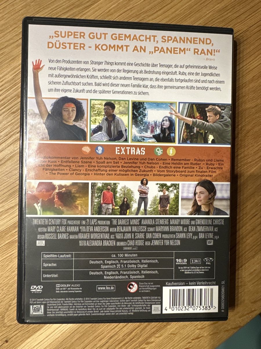 Alle DVDs: DVD - The Darkest Minds - Die Ueberlebenden – Gebraucht aus Münsingen von Sim2977 1