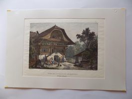 Matten bei Interlaken koloriert