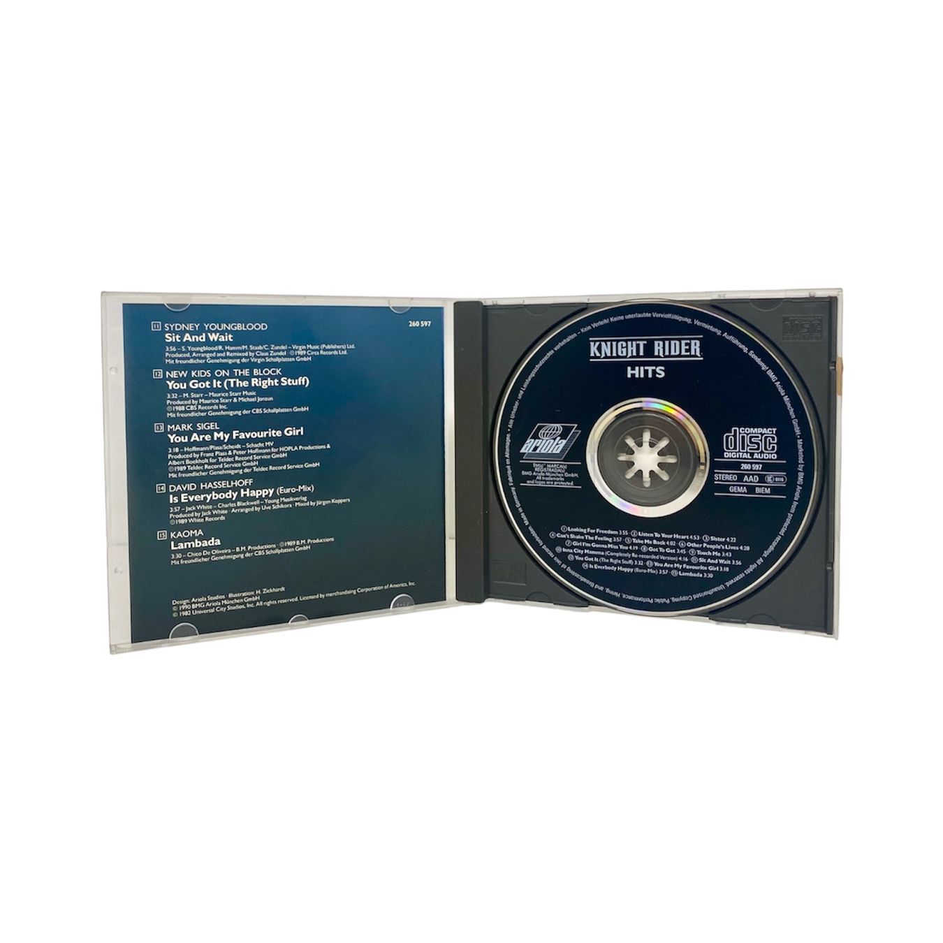 CDs: Knight Rider Hits CD David Hasselhoff – Gebraucht aus Teufenthal AG von Retro-Stash-Shop 1
