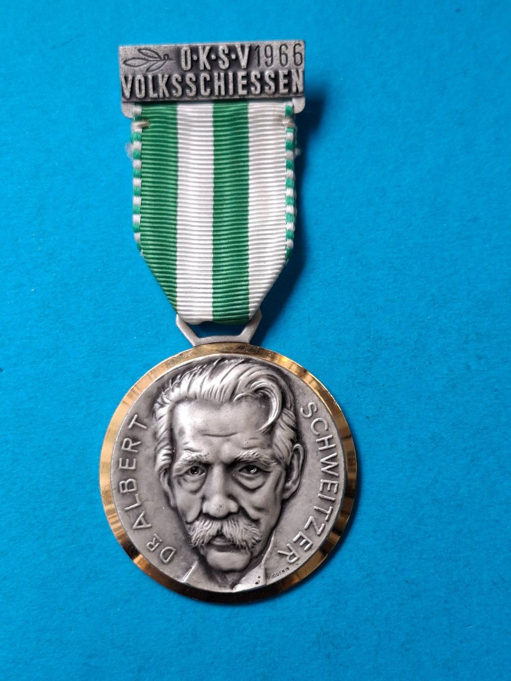 Medaillen: Albert Schweitzer 1966 (N190) – Gebraucht aus Schwanden GL von Suvorov 2