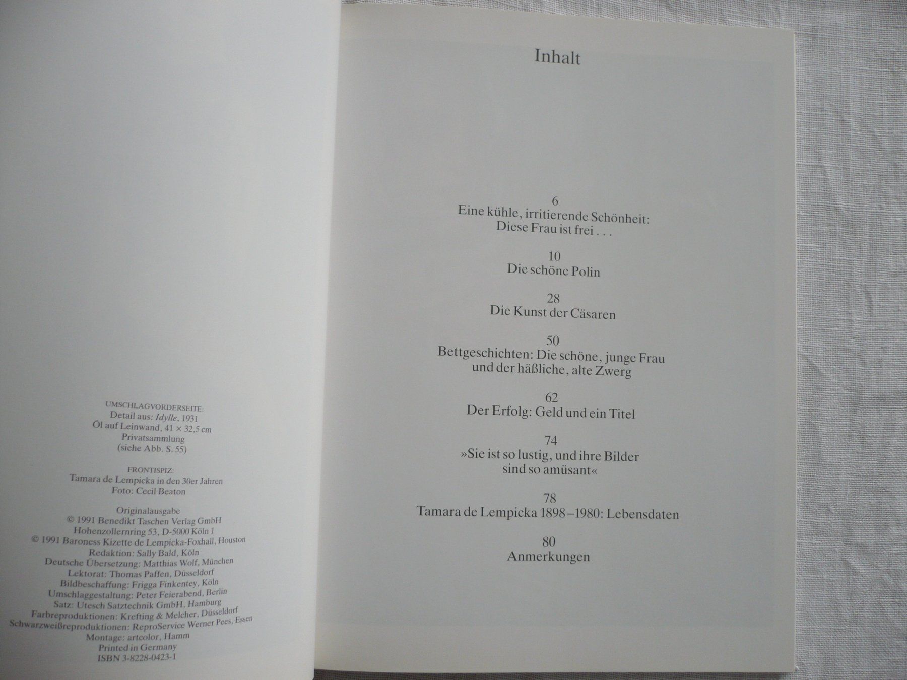 Livres: Gilles Néret: Tamara de Lempicka – D'occasion à Zürich par saltandpepper008 1