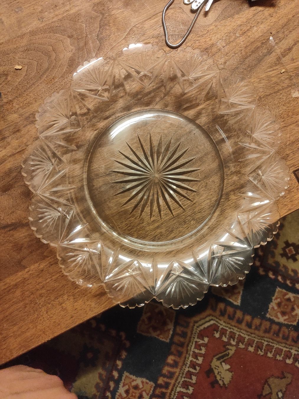 Piatti di portata: Schöne Kristall Glas Schale (D) – Usato da Rorschach venduto da TimelessTrading