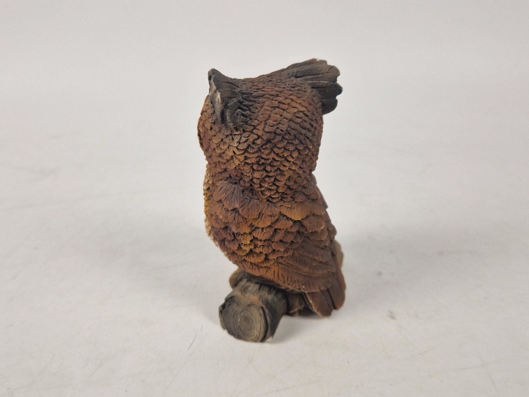 Statuette: Dunkle Eulenfigur mit gelben Augen – Usato da Muhen venduto da Restwert_Muhen 3