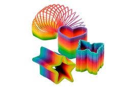 4.- Sale Spiralfeder Regenbogen, 7cm, neu, Preis pro Feder
