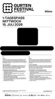 2x Tagespass für das Gurtenfestival am Mittwoch, 15. Juli