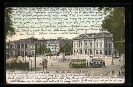 Genève, Place Neuve et le Theatre, Stra