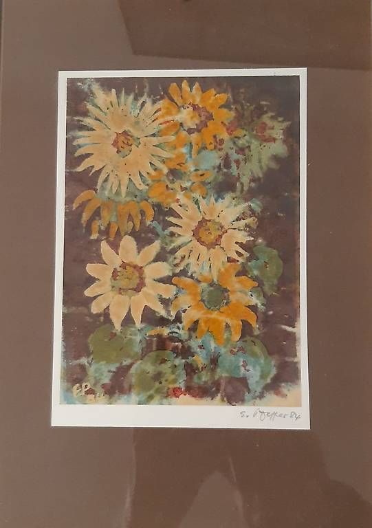 Tableaux: Aquarell Sonnenblumen – D'occasion à Schaan par jud_59jg 1