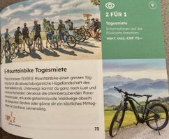 2 für 1: E-Mountainbike Tagesmiete Appenzell