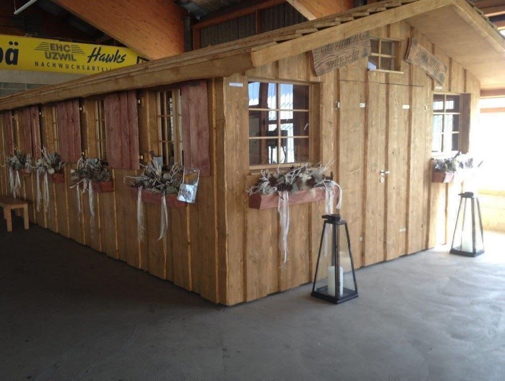 Articoli in legno: Fondue Chalet / Appenzellerhaus – Nuovo e nell'imballaggio originale da Arbon venduto da Glovital_AG