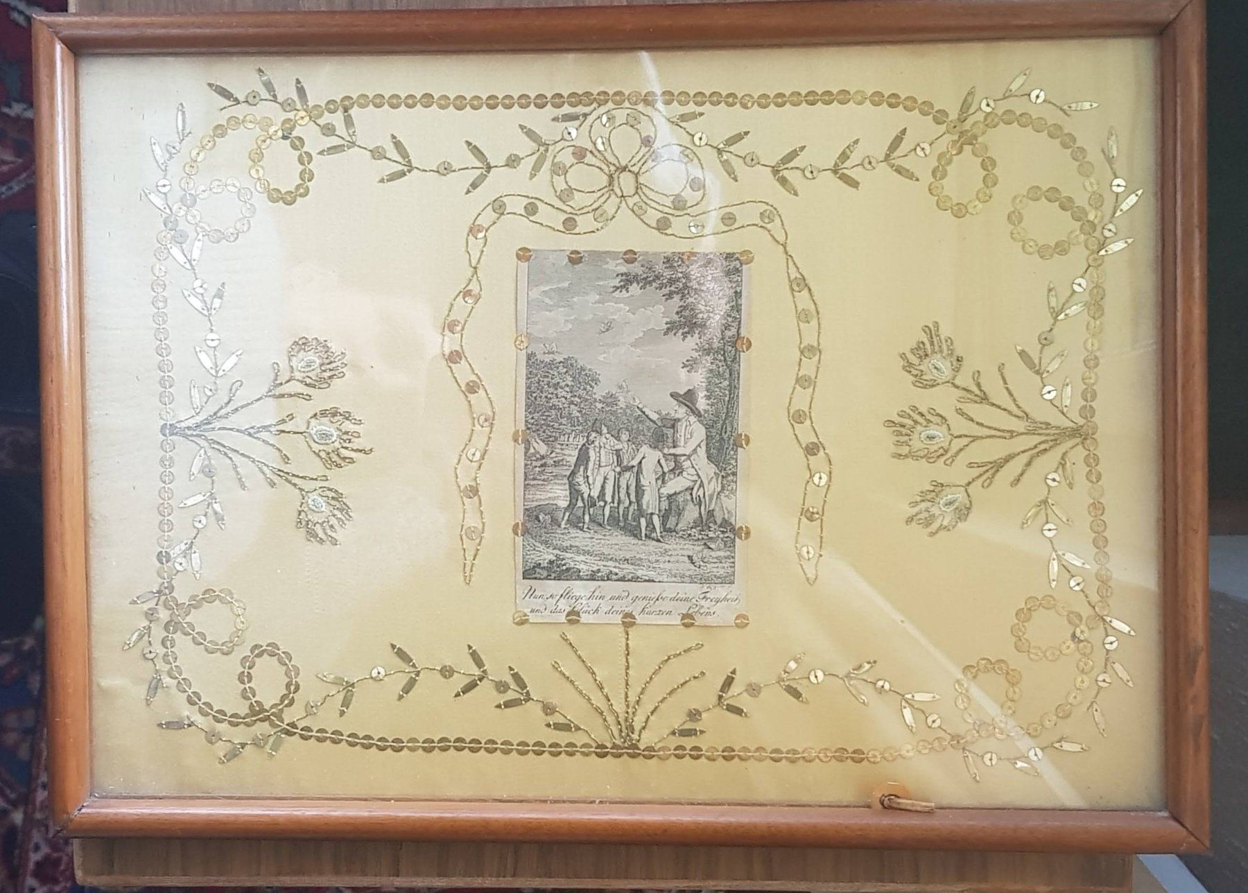 Incisioni: Bild Volkskunst Andachtsbild um 1900 – Usato da Mörschwil venduto da antiksalon21 4