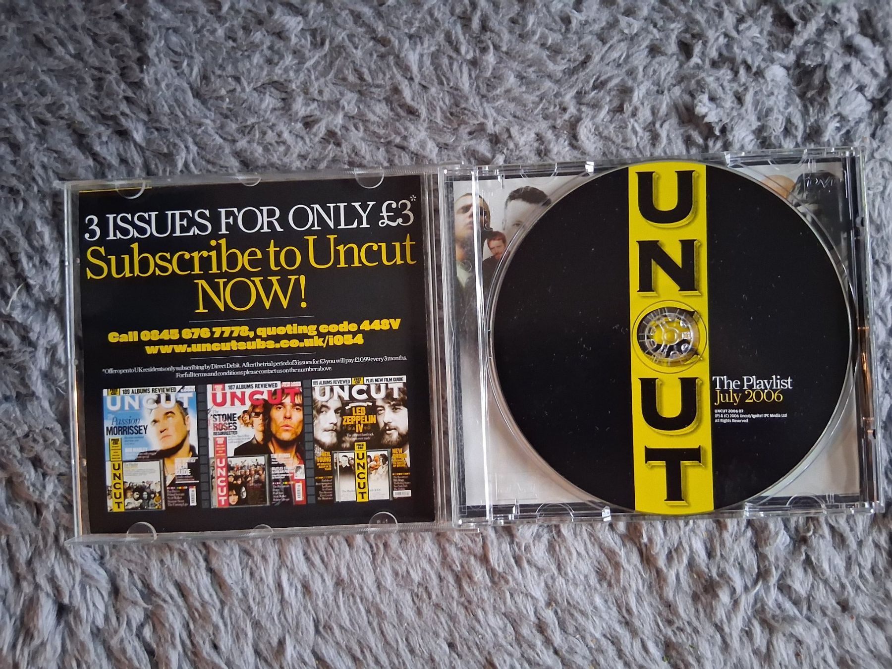 CD: UNCUT   THE PLAYLIST   JULY 2006   COMPILATION    CD – Usato da Wetzikon ZH venduto da Ramones01 2